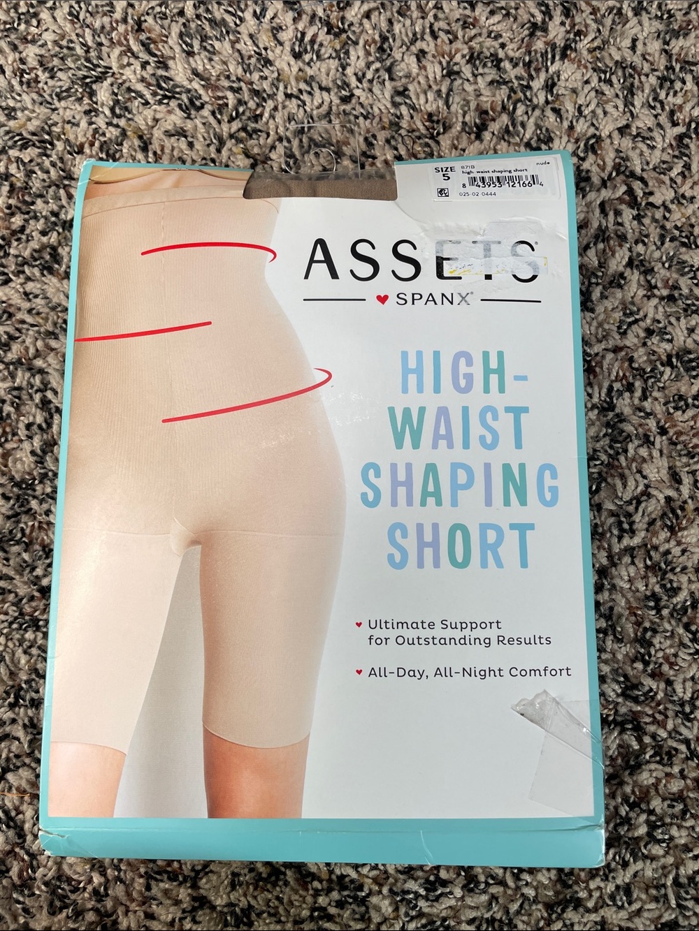 Assets By Spanx High-Waist Shaping Short - Nude Size Small | NWT